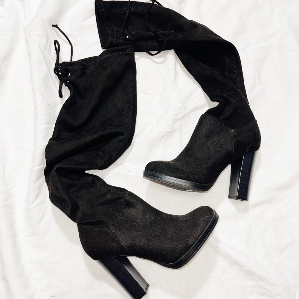 Forever 21 Black Long Boots